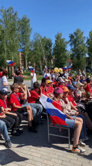 Community gathering and daily life moments documented in Chaikovsky