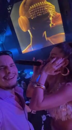 Nightclub celebration with karaoke captured in Pazardzhik, Bulgaria