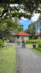 Morning resort life documented in Kuta Selatan, Indonesia