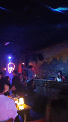 Evening nightlife documented at Chongqing karaoke bar venue