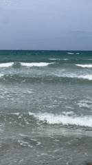 Morning beach activities documented at Kiryat Yam, Israel