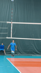 Indoor volleyball match in Saint Petersburg, August 2026