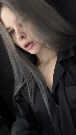 Woman and small dog captured in evening videos in Khimki