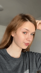 Woman observed indoors in Kragujevac, Serbia