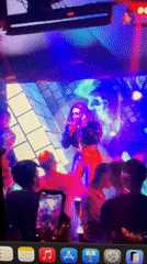 Performer entertains crowd at North Kuta venue with dancing