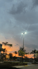 Vivid sunset captured on video in Santa Clara Ocoyucan