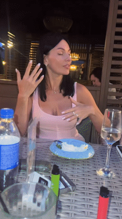 Casual outdoor dining with drinks and good conversation