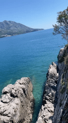 Scenic coastal views captured in Budva, Montenegro