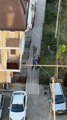 Aerial views capture daily life at Sochi residential complex