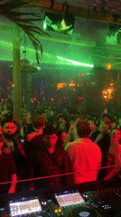 Nightclub party draws crowds in North Kuta, Indonesia
