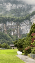 Morning documentation captures Swiss village life in Hüsen
