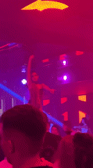 Nightclub performers draw crowds in Nesebar, Bulgaria