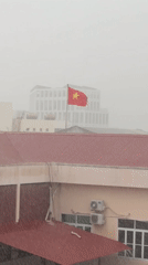 Heavy rainstorm rolls through Nha Trang streets