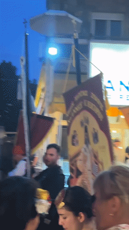 Traditional Greek festival and sunset dining in Stavros