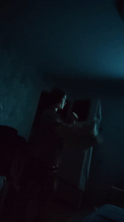 Quiet evening moments captured in dimly lit Noviy home