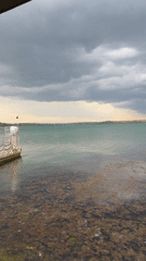 Seaside lunch documented in Burgas, Bulgaria amid overcast conditions