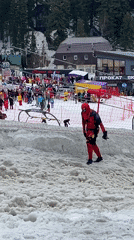 Skiers and snowboarders active on resort slopes Friday morning