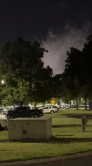 Early morning fireworks display lights up Myrtle Beach sky