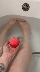 Sunday bath time with curious dog in Petah Tikva
