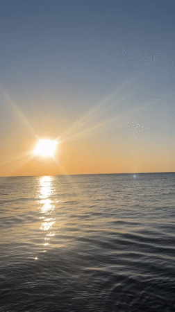 Black Sea sunset from the Odesa shore