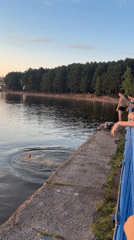 Golden hour at the Kama River embankment, Chaikovsky