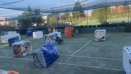 Paintball facility with tennis court layout spotted in Sofia