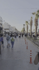 Live band draws crowds to busy Larnaca waterfront