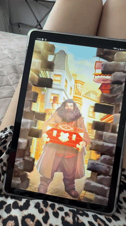 Morning mobile gaming session recorded in Sochi bedroom