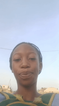 Students recorded outdoors on sunny morning in Sabon Tasha