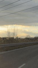 Dramatic sky conditions observed in Plovdiv, Bulgaria