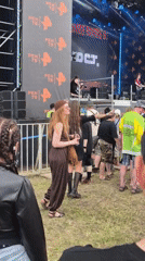 Outdoor music festival draws a crowd in Lagunovo, Russia