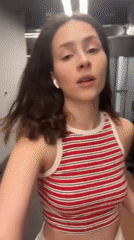 Woman films workout video at UAE gym facility
