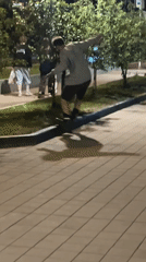Night rollerblading session on Krasnoyarsk streets