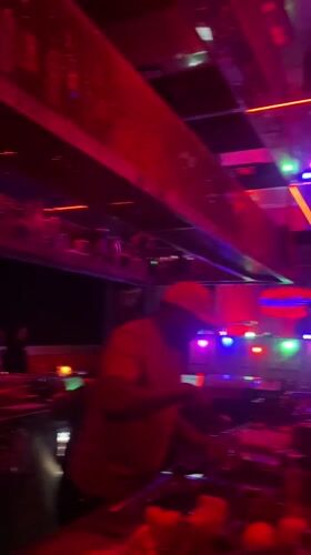 Evening at Disco Beirut nightclub captured in Dubai