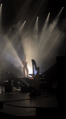 Live multi-instrument concert at a London brutalist venue