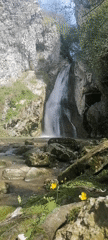 Waterfall and river scenes documented in New Athos, Abkhazia