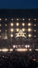 Large outdoor concert draws crowds in Tbilisi, Georgia