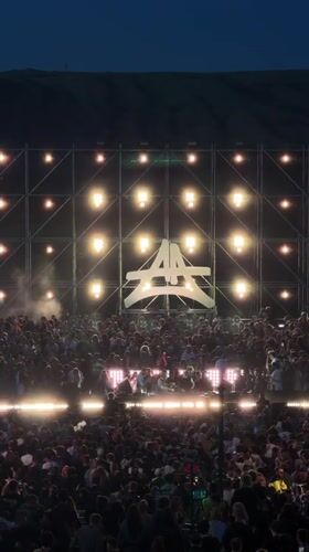 Large outdoor concert draws crowds in Tbilisi, Georgia