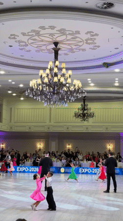 Children's dance competition held at luxury Almaty venue