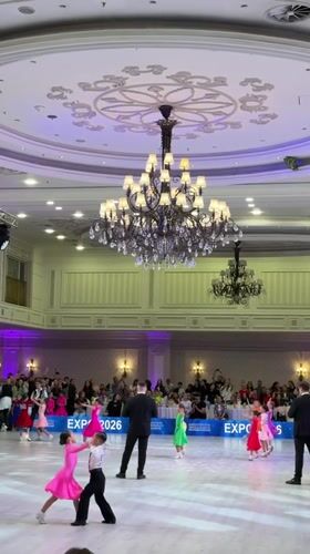Children's dance competition held at luxury Almaty venue