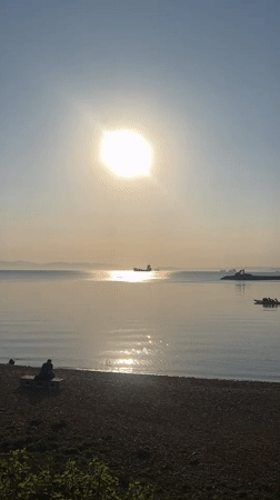 Peaceful morning harbor activity documented in Vladivostok