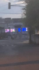 Evening street journey documented in Lhokseumawe, Indonesia