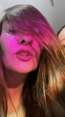 Young women film glitter makeup session in Votkinsk