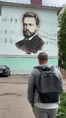Casual afternoon moments documented across Klin, Russia