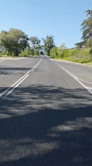 Motorcyclist records high-speed ride on winding road