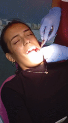 Routine dental examination documented in Juan Griego, Venezuela