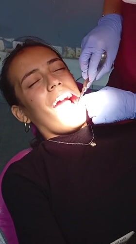 Routine dental examination documented in Juan Griego, Venezuela