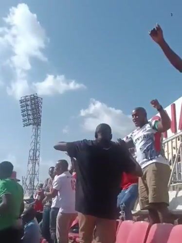 Soccer match draws celebrating fans to Nairobi stadium