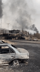 Multiple vehicle fires generate heavy smoke across Tehran