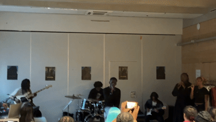 Band performs intimate concert in Saint-Ouen-sur-Seine venue